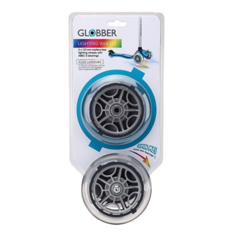 Kółka przednie do hulajnogi GLOBBER 526-009 121mm 2szt. LED Kółka przednie do hulajnogi GLOBBER 526-009 121mm 2szt. LED