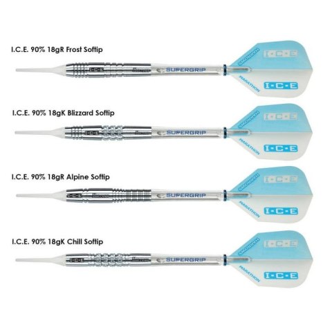 Rzutki Harrows Ice 90% Softip HS-TNK-000013125 Rzutki Harrows Ice 90% Softip HS-TNK-000013125