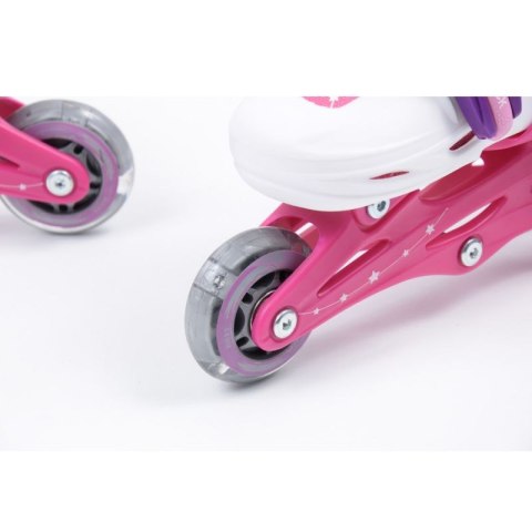 Zestaw SMJ Sport Combo Pink LED: 2w1 wrotko-rolki HS-TNK-000009549 Zestaw SMJ Sport Combo Pink LED: 2w1 wrotko-rolki HS-TNK-000009549
