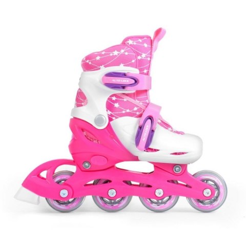Zestaw SMJ Sport Combo Pink LED: 2w1 wrotko-rolki HS-TNK-000009549 Zestaw SMJ Sport Combo Pink LED: 2w1 wrotko-rolki HS-TNK-000009549