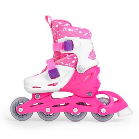 Zestaw SMJ Sport Combo Pink LED: 2w1 wrotko-rolki HS-TNK-000009549 Zestaw SMJ Sport Combo Pink LED: 2w1 wrotko-rolki HS-TNK-000009549
