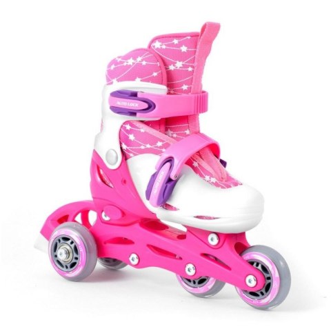 Zestaw SMJ Sport Combo Pink LED: 2w1 wrotko-rolki HS-TNK-000009549 Zestaw SMJ Sport Combo Pink LED: 2w1 wrotko-rolki HS-TNK-000009549