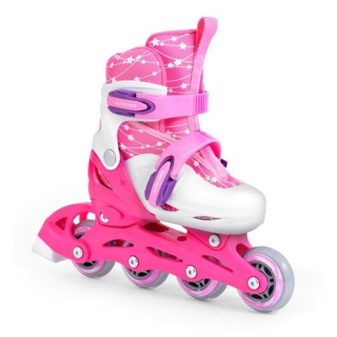 Zestaw SMJ Sport Combo Pink LED: 2w1 wrotko-rolki HS-TNK-000009549 Zestaw SMJ Sport Combo Pink LED: 2w1 wrotko-rolki HS-TNK-000009549