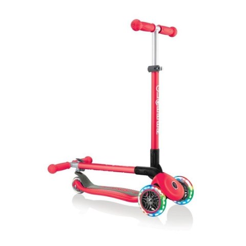 Hulajnoga 3-kołowa Globber Primo Foldable Lights 432-102-2 New Red Hulajnoga 3-kołowa Globber Primo Foldable Lights 432-102-2 New Red