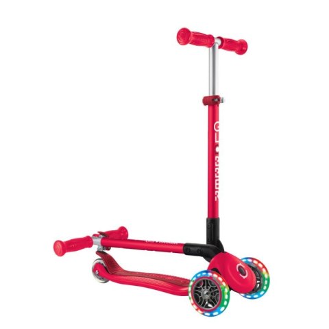 Hulajnoga 3-kołowa Globber Primo Foldable Lights 432-102-2 New Red Hulajnoga 3-kołowa Globber Primo Foldable Lights 432-102-2 New Red