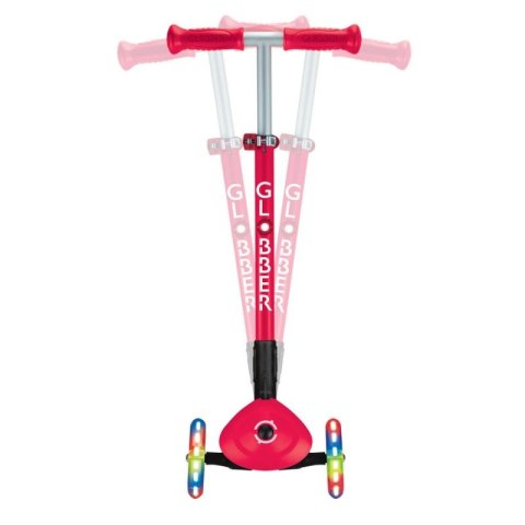 Hulajnoga 3-kołowa Globber Primo Foldable Lights 432-102-2 New Red Hulajnoga 3-kołowa Globber Primo Foldable Lights 432-102-2 New Red
