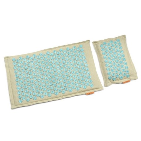 Mata do akupresury + poduszka SMJ sport YG009 Premium Eco (len kokos gryka) Mata do akupresury + poduszka SMJ sport YG009 Premium Eco (len kokos gryka)