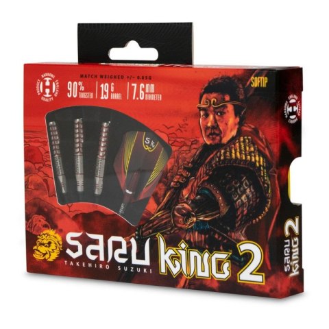 Rzutki Harrows Saru King 2 90% Softip HS-TNK-000013352 Rzutki Harrows Saru King 2 90% Softip HS-TNK-000013352