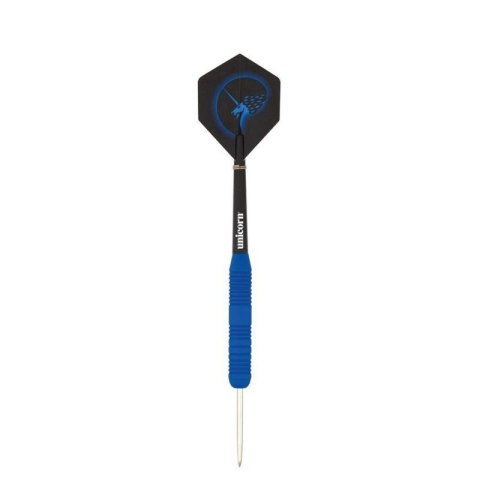 Rzutki steel tip Unicorn Core Plus - Blue Rubberised Brass 21g:8650|23g:8651|25g:8652 Rzutki steel tip Unicorn Core Plus - Blue Rubberised Brass 21g:8650|23g:8651|25g:8652