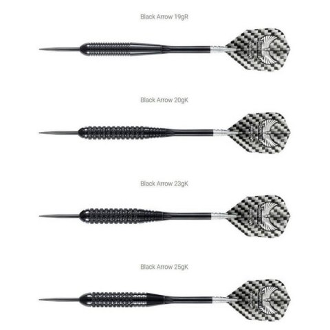 Rzutki Harrows Black Arrow Steeltip HS-TNK-000013143 Rzutki Harrows Black Arrow Steeltip HS-TNK-000013143