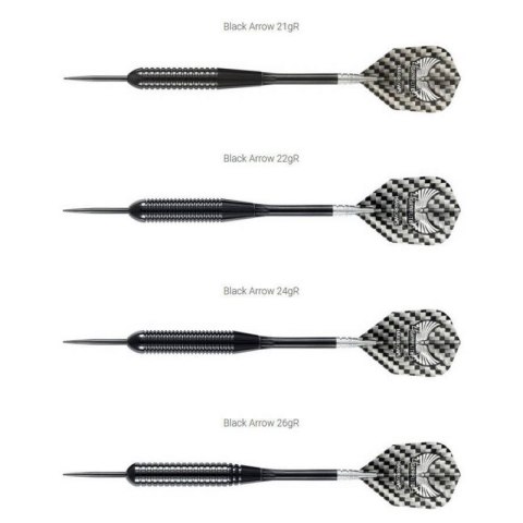 Rzutki Harrows Black Arrow Steeltip HS-TNK-000013143 Rzutki Harrows Black Arrow Steeltip HS-TNK-000013143