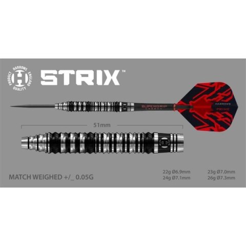 Rzutki Harrows Strix 90% Steeltip HS-TNK-000013893 Rzutki Harrows Strix 90% Steeltip HS-TNK-000013893