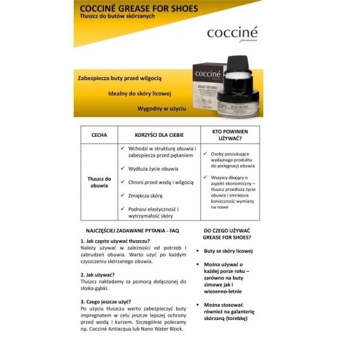 Tłuszcz do skór licowych Coccine DA0242 Tłuszcz do skór licowych Coccine DA0242