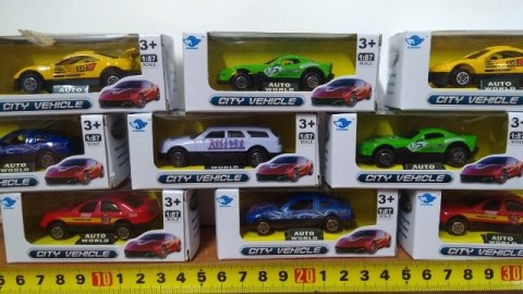 Auto metalowe 1:87 CITY WEHICLE Auto metalowe 1:87 CITY WEHICLE