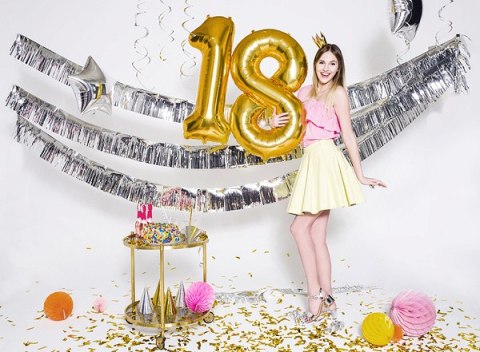 Balon foliowy ,,1'' ZŁOTO 86cm | FB1M-019 Balon foliowy ,,1'' ZŁOTO 86cm | FB1M-019