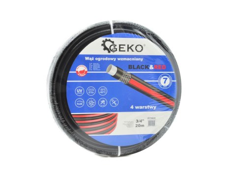 Wąż ogrodowy wzmacniany BLACK&RED 3/4" 20m G73695 Wąż ogrodowy wzmacniany BLACK&RED 3/4" 20m G73695