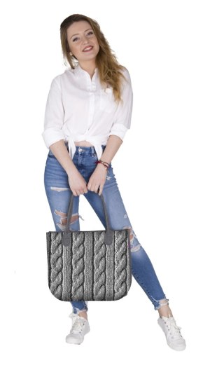 Torba filcowa LADY XL - Warkocz
