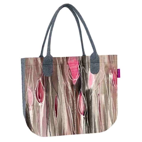 Torba filcowa LADY XL - Tulipany Torba filcowa LADY XL - Tulipany