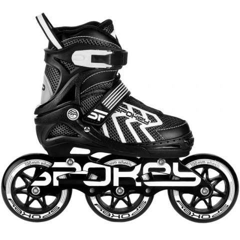 Łyżworolki Spokey Khan Bk/Wh Jr 927032-927033 Łyżworolki Spokey Khan Bk/Wh Jr 927032-927033