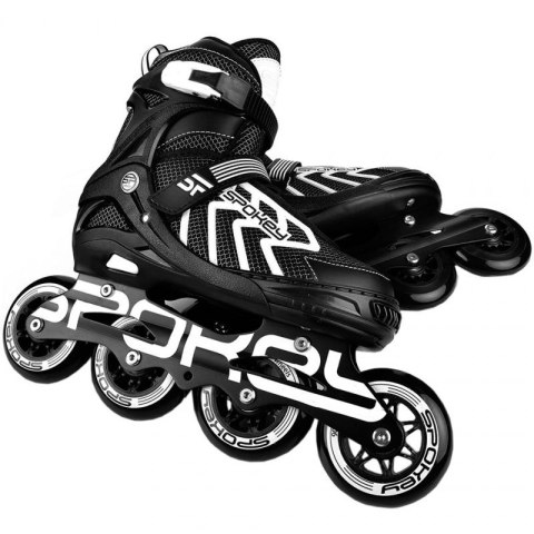 Łyżworolki Spokey Khan Bk/Wh Jr 927032-927033 Łyżworolki Spokey Khan Bk/Wh Jr 927032-927033