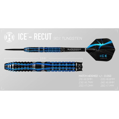 Rzutki Harrows Ice Recut 90% Steeltip HS-TNK-000016025 Rzutki Harrows Ice Recut 90% Steeltip HS-TNK-000016025