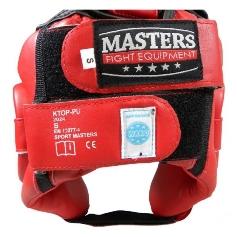 Kask bokserski Masters Ktop-Pu Wako Approved M 02251-02M Kask bokserski Masters Ktop-Pu Wako Approved M 02251-02M