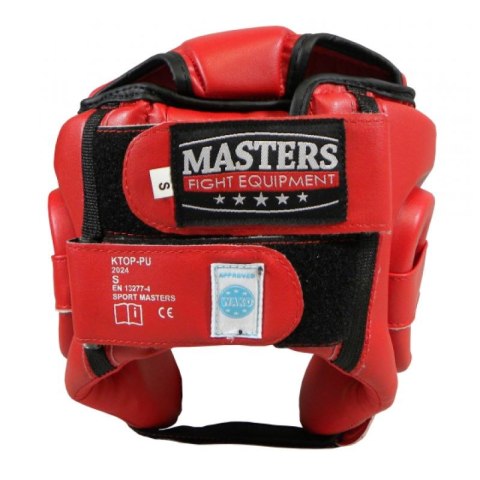 Kask bokserski Masters Ktop-Pu Wako Approved M 02251-02M Kask bokserski Masters Ktop-Pu Wako Approved M 02251-02M