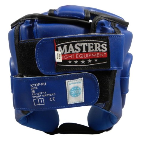 Kask bokserski Masters Ktop-Pu Wako Approved M 02251-02M Kask bokserski Masters Ktop-Pu Wako Approved M 02251-02M