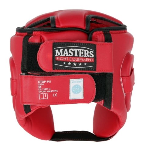 Kask bokserski Masters Ktop-Pu Wako Approved M 02251-02M Kask bokserski Masters Ktop-Pu Wako Approved M 02251-02M