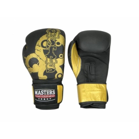 Rękawice bokserskie Masters Rbt 01256-Gold-10 Rękawice bokserskie Masters Rbt 01256-Gold-10