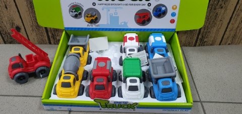 Auto z napędem 11cm CIĘŻARÓWKA MIX 8szt Auto z napędem 11cm CIĘŻARÓWKA MIX 8szt