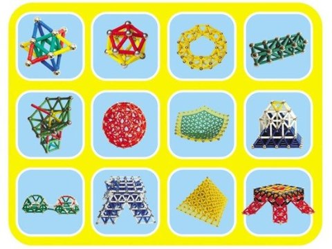 Klocki magnetyczne Magnastix 88 elementów | ZA0581 Klocki magnetyczne Magnastix 88 elementów | ZA0581