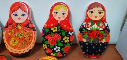 Magnes ceramiczny 12szt. MATRIOSZKA Magnes ceramiczny 12szt. MATRIOSZKA