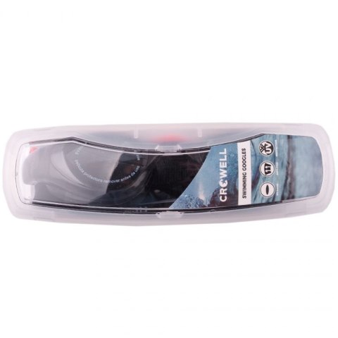 Okulary pływackie Crowell Splash Jr okul-splash-czarn-czerw Okulary pływackie Crowell Splash Jr okul-splash-czarn-czerw
