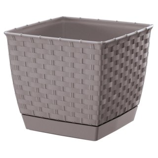 Doniczka RATOLLA square 16,5cm - MOCCA