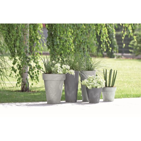 Doniczka Tubus Effect 20x h19cm - beton | DTUB200B Doniczka Tubus Effect 20x h19cm - beton | DTUB200B