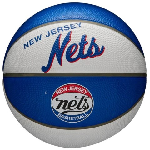 Piłka Wilson NBA Team Retro Brooklyn Nets Mini Ball WTB3200XBBRO Piłka Wilson NBA Team Retro Brooklyn Nets Mini Ball WTB3200XBBRO