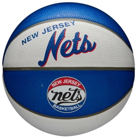 Piłka Wilson NBA Team Retro Brooklyn Nets Mini Ball WTB3200XBBRO Piłka Wilson NBA Team Retro Brooklyn Nets Mini Ball WTB3200XBBRO