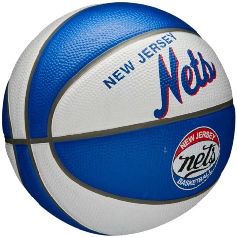 Piłka Wilson NBA Team Retro Brooklyn Nets Mini Ball WTB3200XBBRO Piłka Wilson NBA Team Retro Brooklyn Nets Mini Ball WTB3200XBBRO