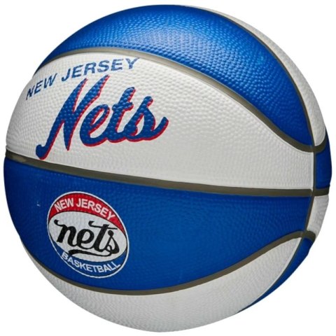 Piłka Wilson NBA Team Retro Brooklyn Nets Mini Ball WTB3200XBBRO Piłka Wilson NBA Team Retro Brooklyn Nets Mini Ball WTB3200XBBRO