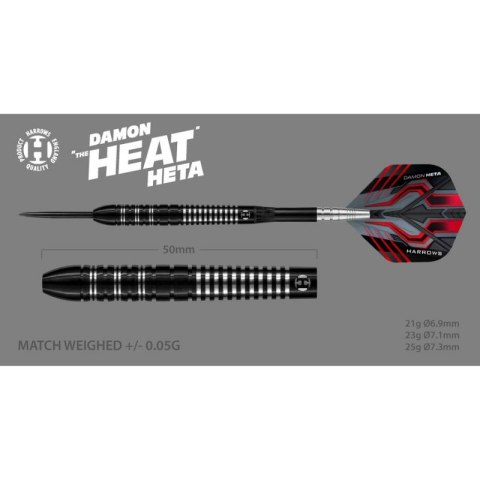 Rzutki Harrows Damon Heta 90% Steeltip HS-TNK-000016452 Rzutki Harrows Damon Heta 90% Steeltip HS-TNK-000016452