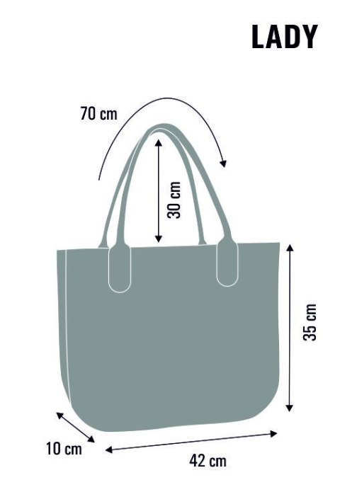Torba filcowa LADY XL antracyt - Maroco Torba filcowa LADY XL antracyt - Maroco