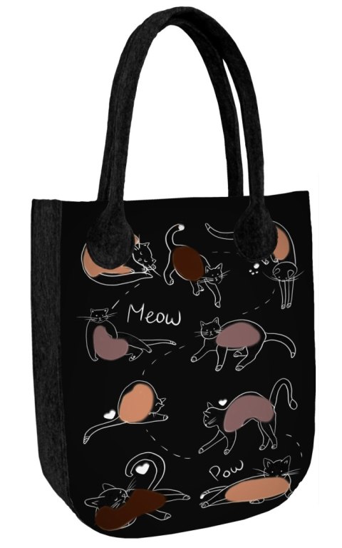 Torba filcowa CITY ANTRACYT Cat Game Torba filcowa CITY ANTRACYT Cat Game