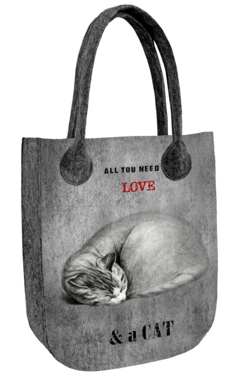 Torba filcowa CITY Sleeping Cat Torba filcowa CITY Sleeping Cat
