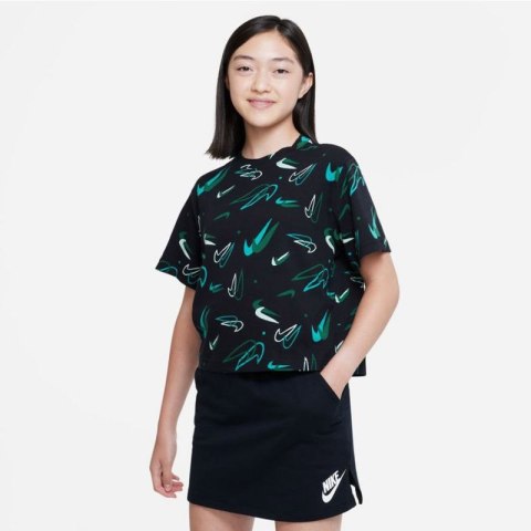 Koszulka Nike Sportswear Jr DV0568 010 Koszulka Nike Sportswear Jr DV0568 010