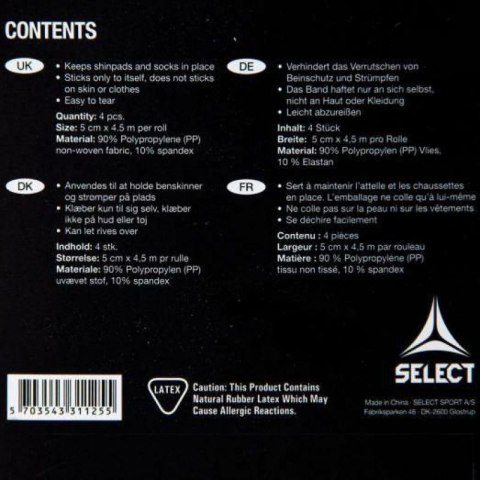 Taśma do getr Select 4/pack 5 cm x 4,5 m T26-17710 Taśma do getr Select 4/pack 5 cm x 4,5 m T26-17710