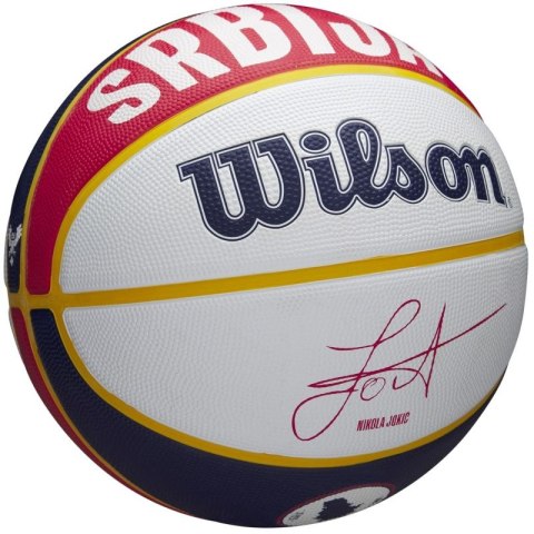 Piłka Wilson NBA Player Local Nikola Jokic do kosza WZ4006701XB Piłka Wilson NBA Player Local Nikola Jokic do kosza WZ4006701XB