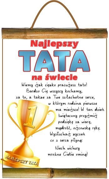 Dyplom Najlepszy TATA na świecie 163 Dyplom Najlepszy TATA na świecie 163
