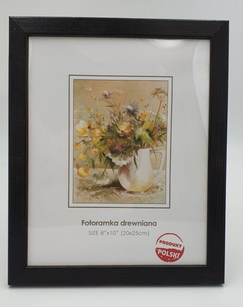 Fotoramka drewniana 20x25 CZARNA Fotoramka drewniana 20x25 CZARNA