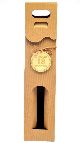 Pudełko kartonowe na alkohol 39 x 9 x 9 cm - 5szt. 18 LAT RS8szare Pudełko kartonowe na alkohol 39 x 9 x 9 cm - 5szt. 18 LAT RS8szare